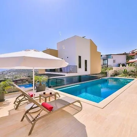 וילה Honeymoon With Luxury Indoor And Outdoor Pools In Kalkan