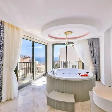 Honeymoon With Luxury Indoor And Outdoor Pools In Kalkan *