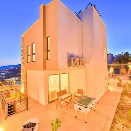Honeymoon With Luxury Indoor And Outdoor Pools In Kalkan Villa