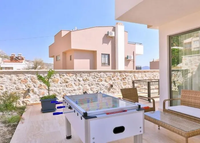 Honeymoon With Luxury Indoor And Outdoor Pools In Kalkan 빌라 *