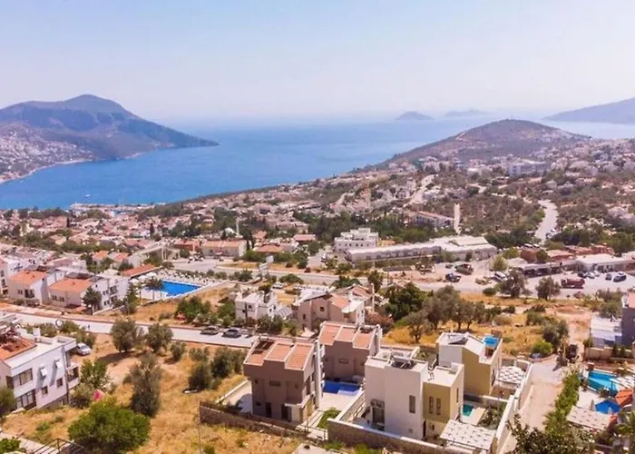 빌라 Honeymoon With Luxury Indoor And Outdoor Pools In Kalkan 카스