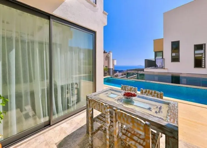 Honeymoon With Luxury Indoor And Outdoor Pools In Kalkan