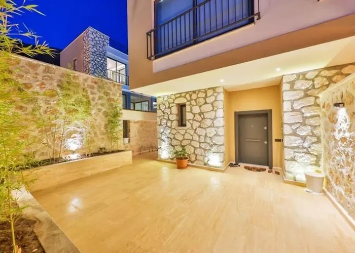 빌라 Honeymoon With Luxury Indoor And Outdoor Pools In Kalkan