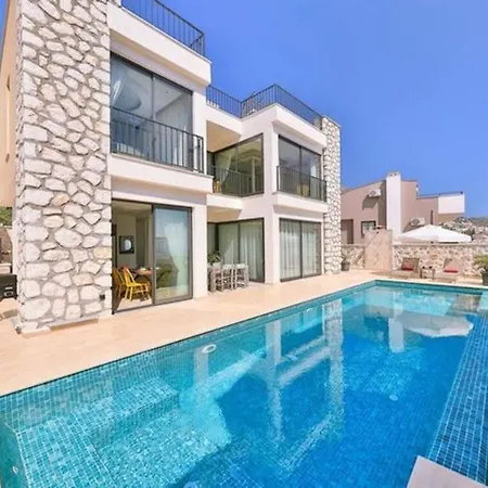 Honeymoon With Luxury Indoor And Outdoor Pools In Kalkan